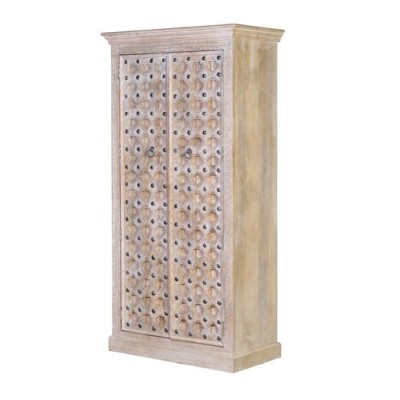 Lime Finish Wooden Almirah