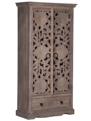 Nevada Carving Almirah with one drawer 