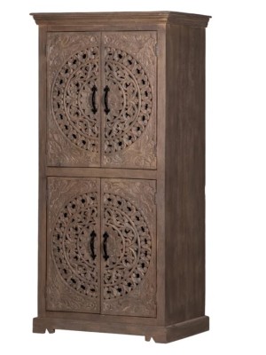 Two Door California Carving Almirah 