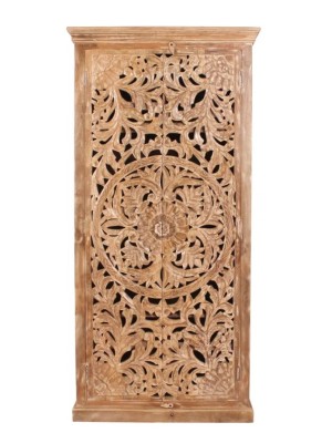 Natural Finish Mexico Carving Almirah