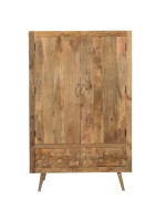 Two door two drawer solid wooden almirah 