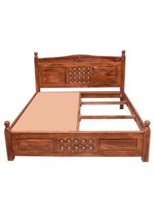 Montreal sheesham wood bed 