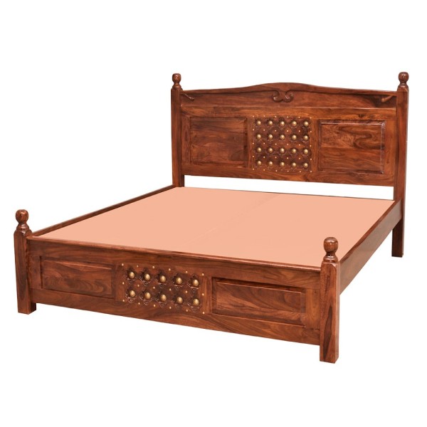 Montreal sheesham wood bed 