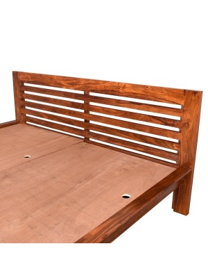 Indiana sheesham wood bed