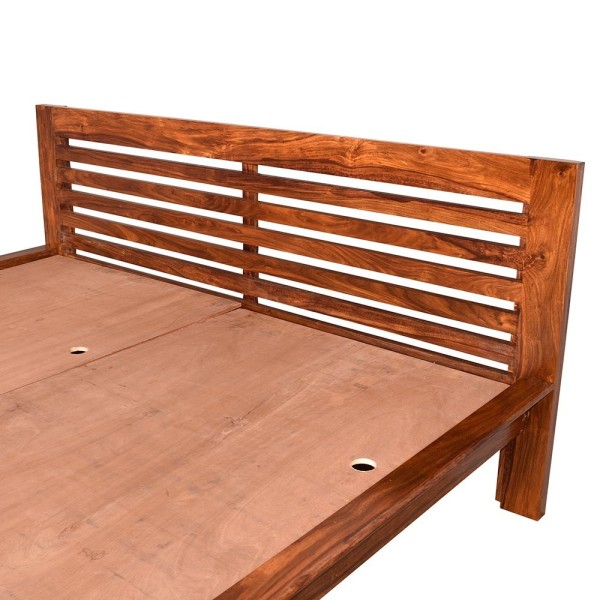 Indiana sheesham wood bed