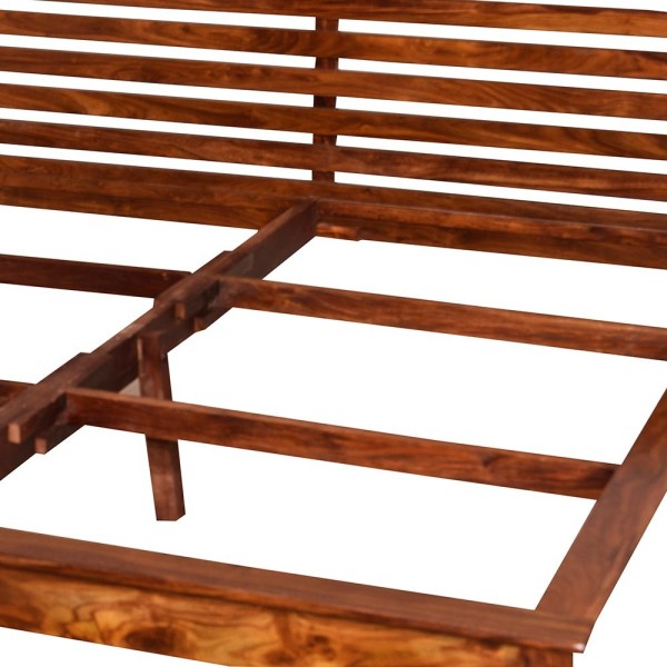 Indiana sheesham wood bed