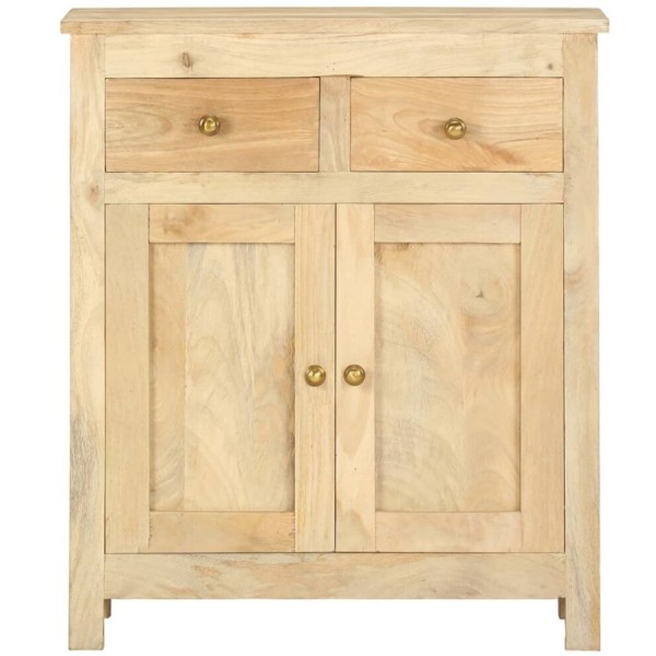 Two Drawer two door mango wooden cabinet