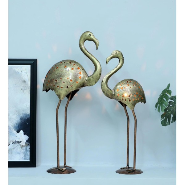 Artistic T light set of 2 