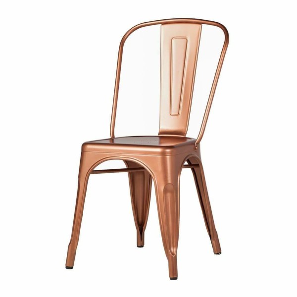 Copper finish Restaurant Chair   