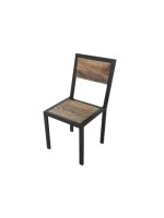 Iron cafe chair 