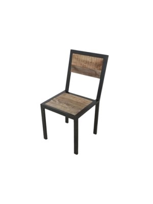 Iron cafe chair 