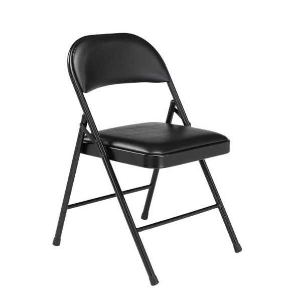 Classic black folding chair 