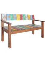 Multicolour Indoor/ Outdoor Bench 