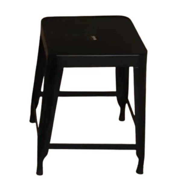 Black iron stool for restaurant / cafe 