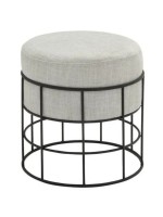 Restaurant iron stool with cusion 