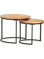 Coffee table set of two