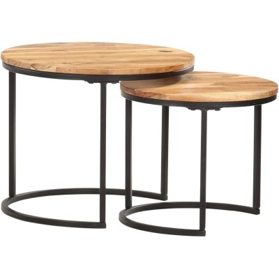 Coffee tables set of two