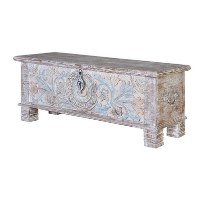 Carving Wooden Trunk