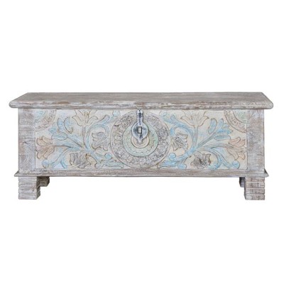 Carving Wooden Trunk