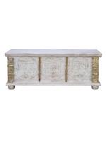 Brass fitted white  Trunk