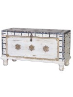 White Finish Storage Trunk