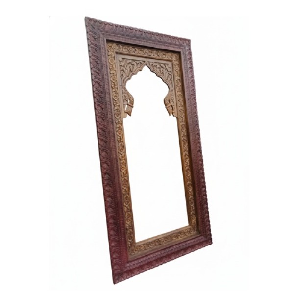 Dual tone carving mirror frame 