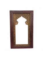 Dual tone carving mirror frame 