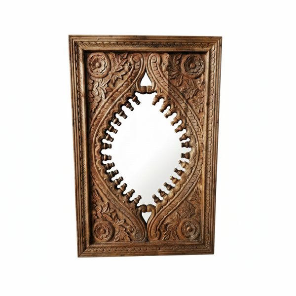 Wooden carving mirror frame 