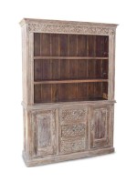 Handcrafted solid wood bookcase