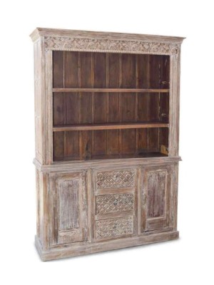 Handcrafted solid wood bookcase