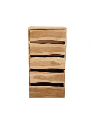 IFH Solid mango wood tall bedroom Chest of Drawer
