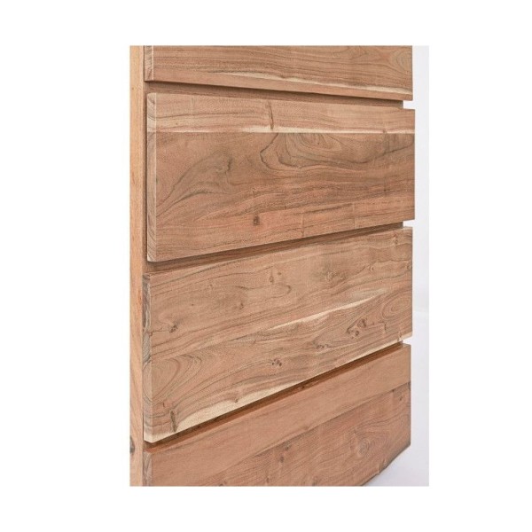 Natural solid mango wood five drawers chest 