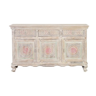 Three Drawers Three doors opium legs Sideboard