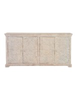 Four doors lime finish Carving Sideboard