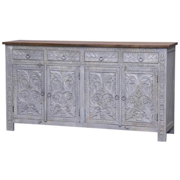 Four drawers four door Wooden Sideboard 