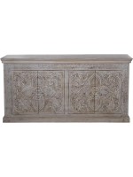 Wooden Floral Carving Sideboard