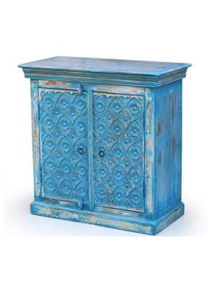 Hand Carved two Door Solid Wood Sideboard