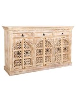 Mughal style solid wood sideboard